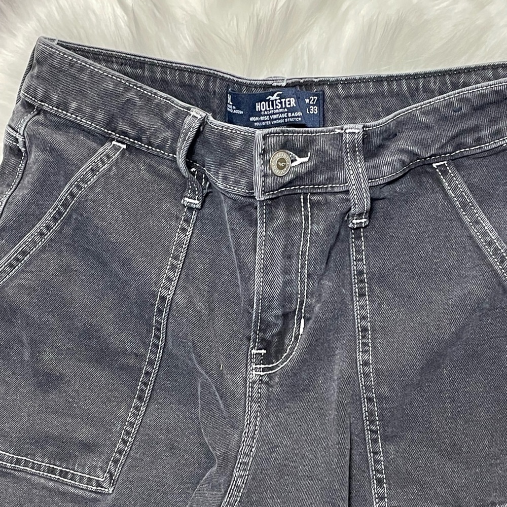 COPY - Hollister vintage baggy high rise cargo jean - Picture 5 of 8